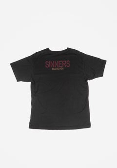 Balenciaga crew neck Sinners oversized Men T Shirt Size S (M/L)