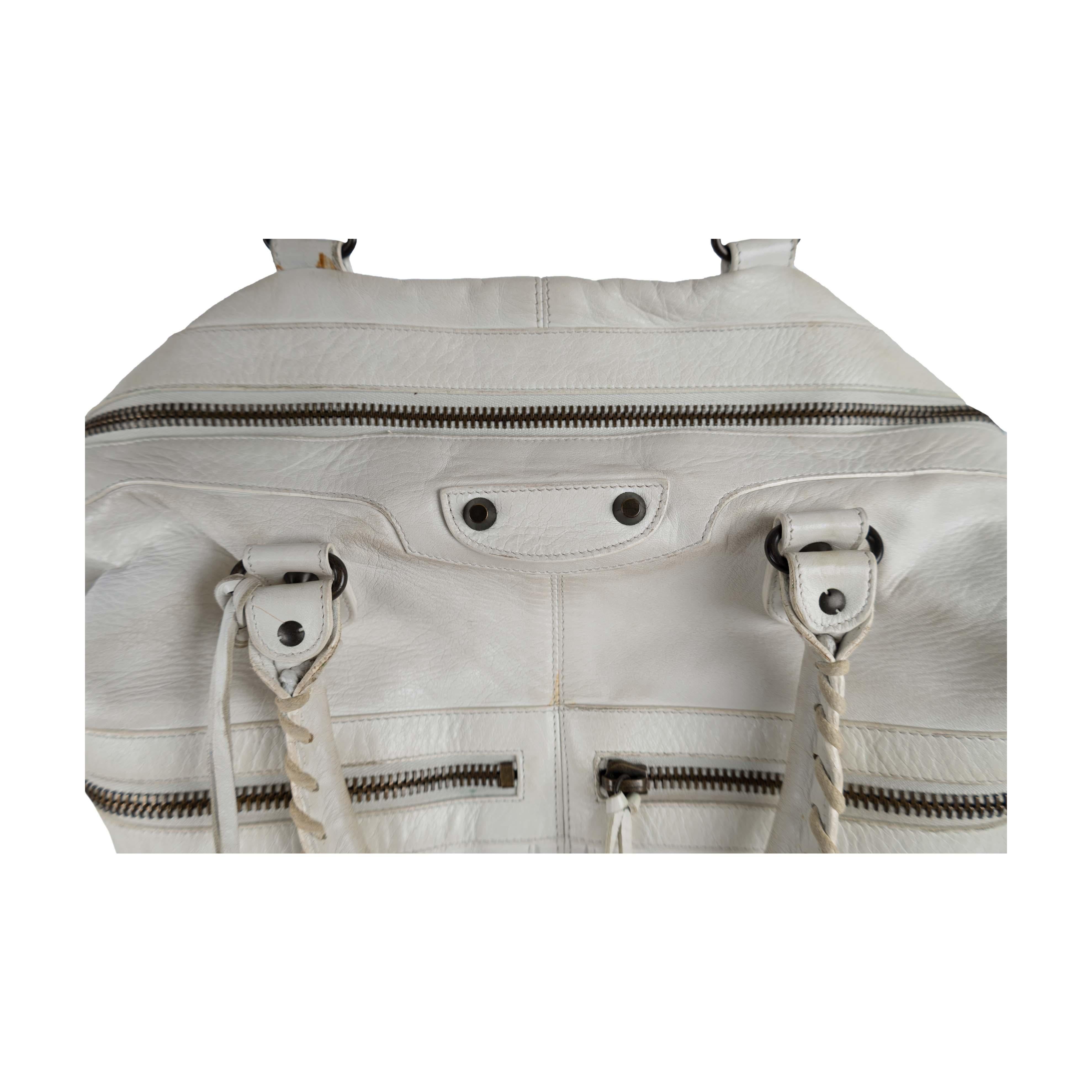 Women's Balenciaga Cube Pocket Tote Bag - '00s For Sale