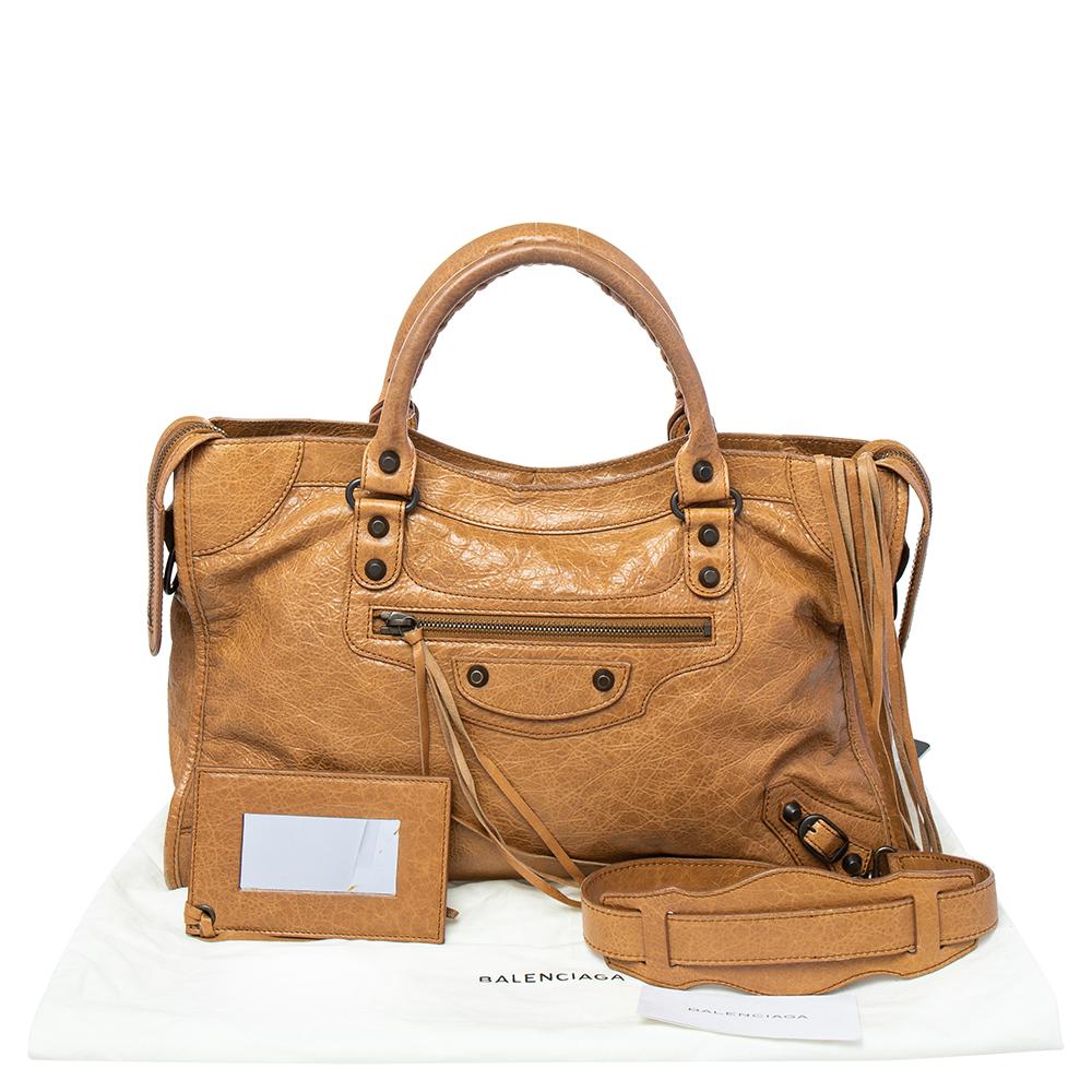 Balenciaga Kreuzkümmel Leder BH Motorrad Stadt Tasche 7