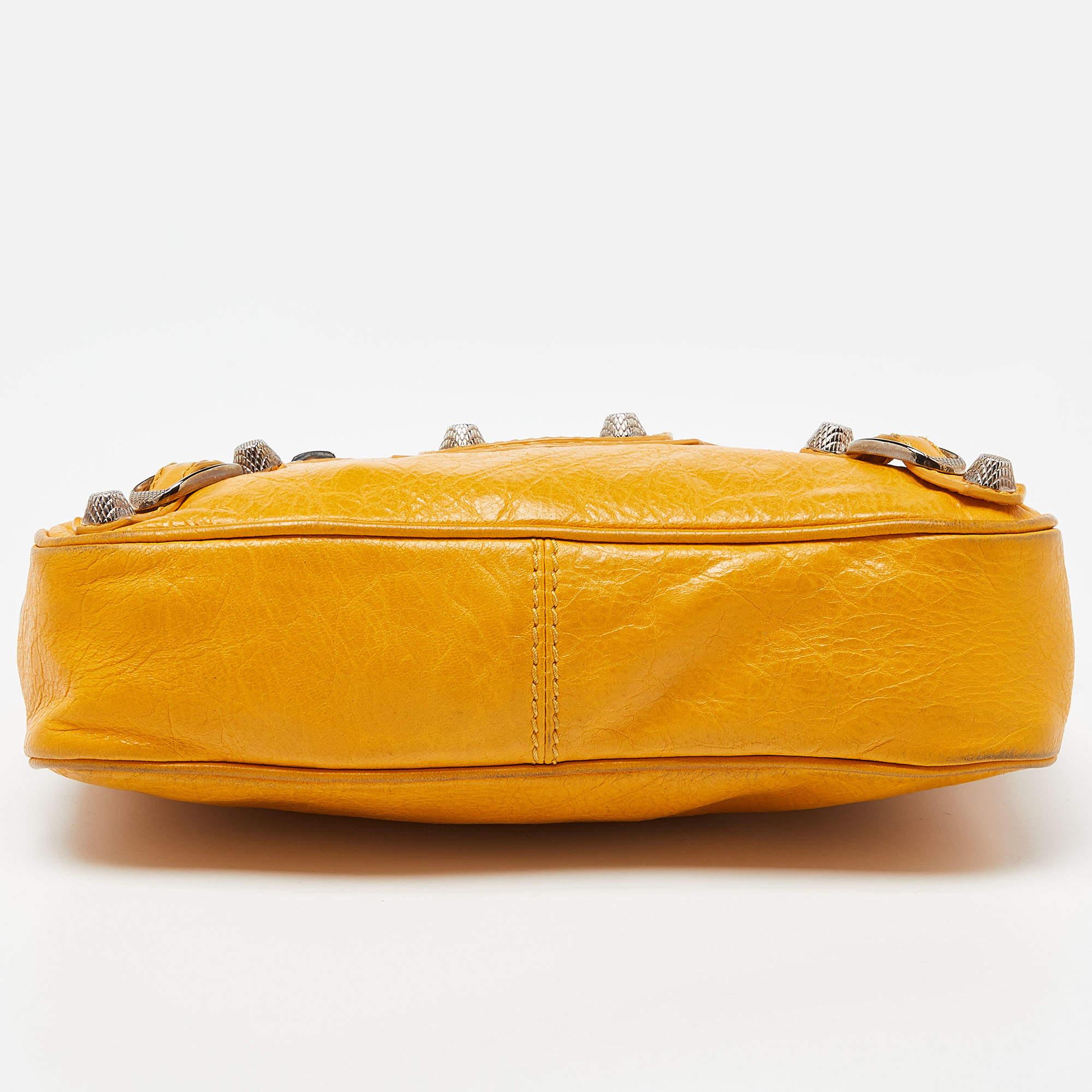 Balenciaga Cumin Leather Classic Hip Crossbody Bag For Sale 4