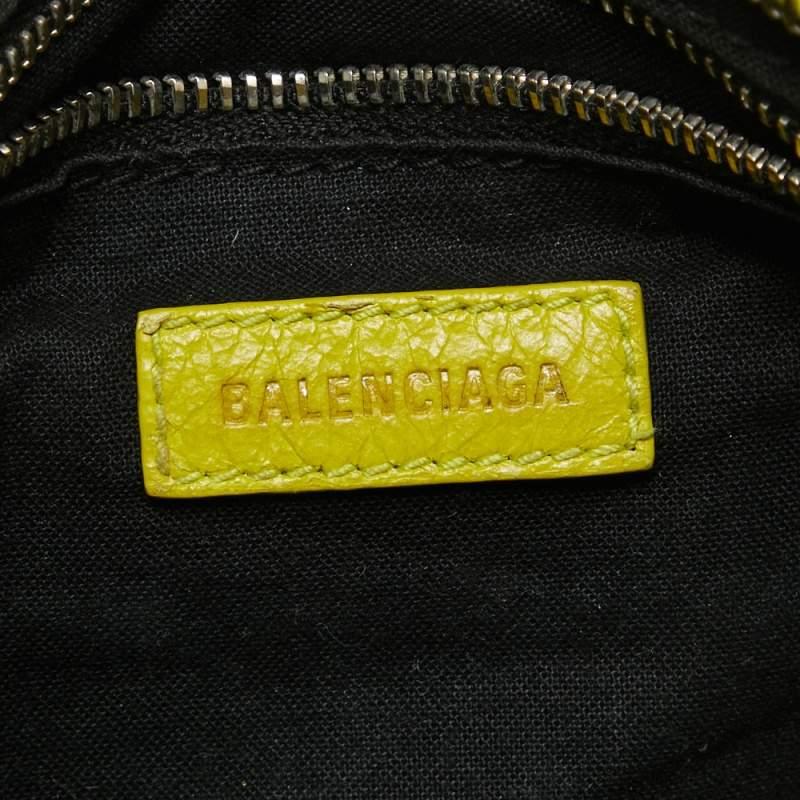 Balenciaga Curry Leather Mini Classic City Bag 11