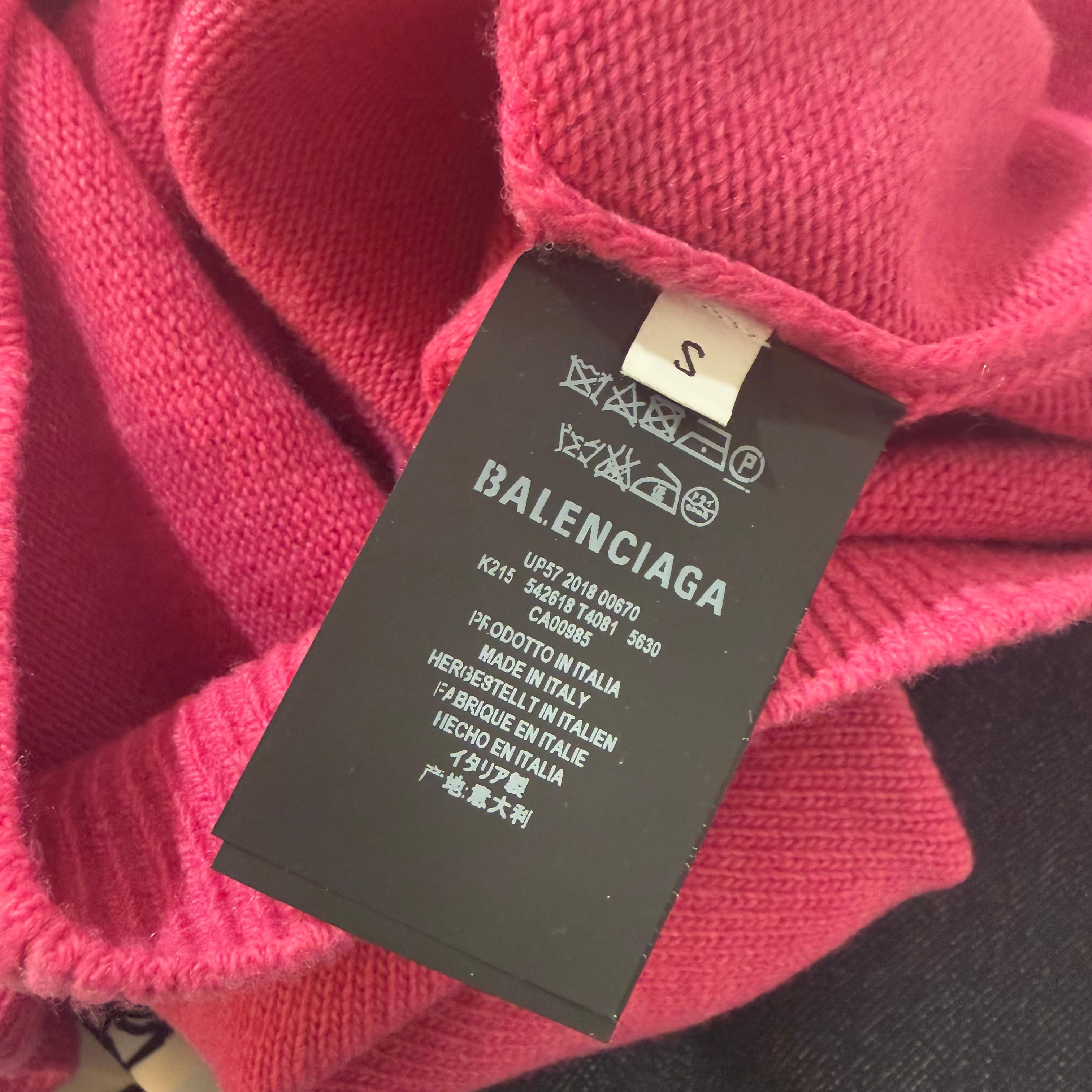 Jersey de lana Balenciaga Cyclamen Talla S 1