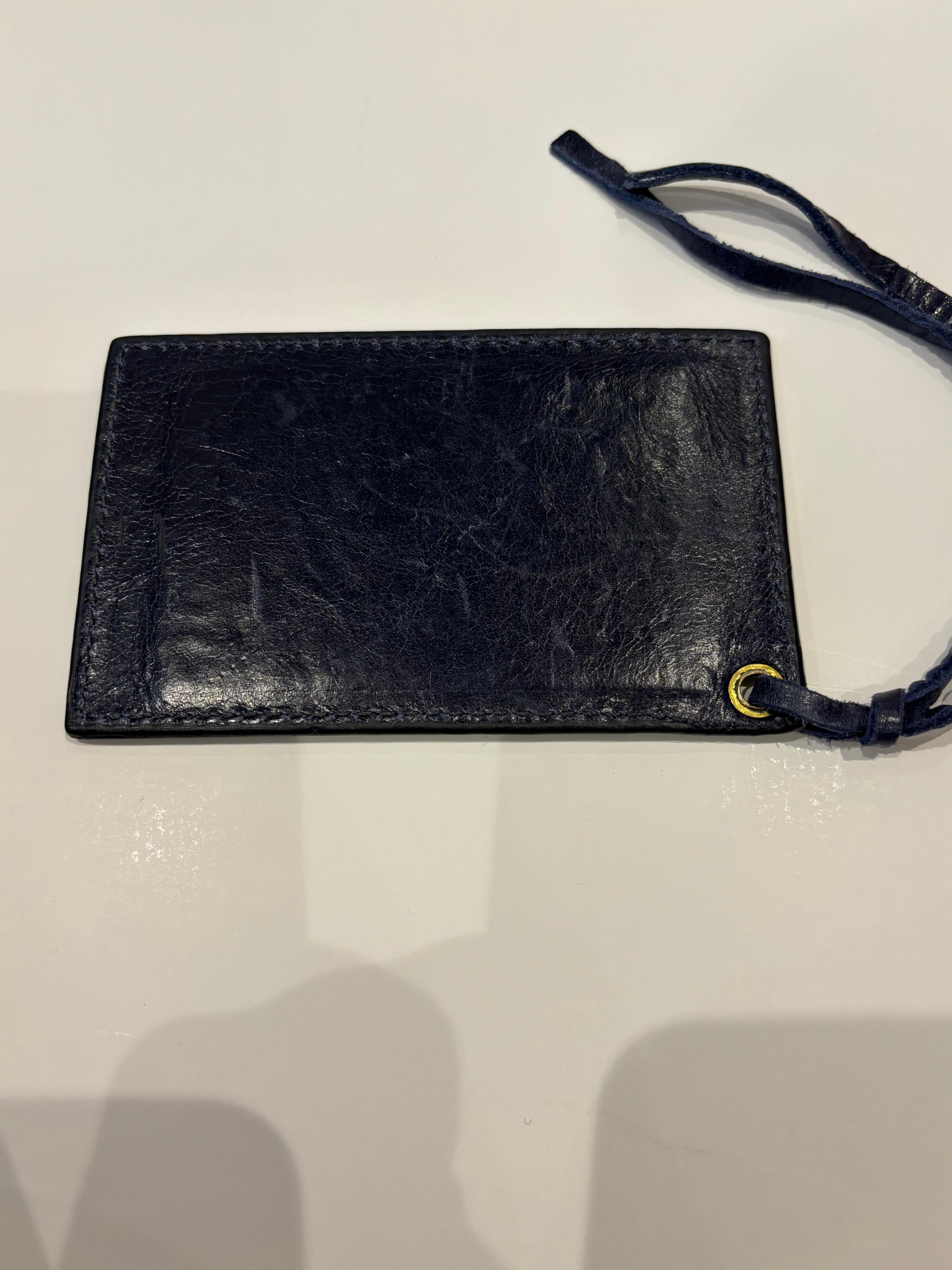 Balenciaga Dark Blue Aged Lambskin Classic Small City Bag w/Mirror For Sale 6