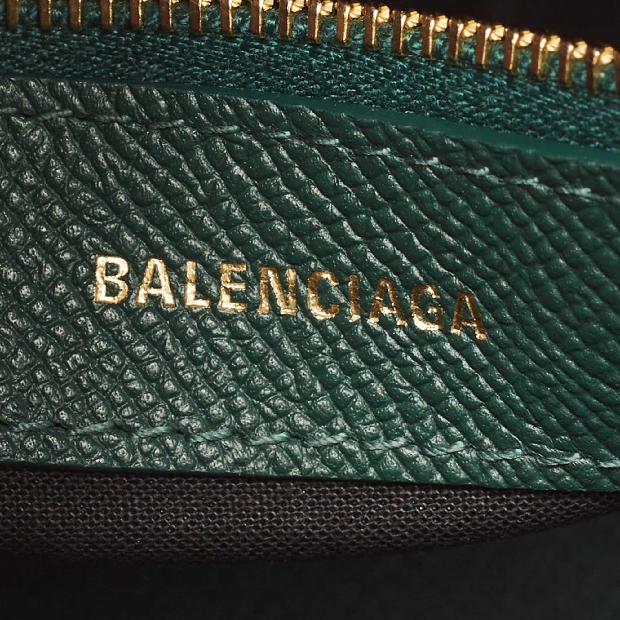 Balenciaga Dark Green Leather Small Ville Satchel 6