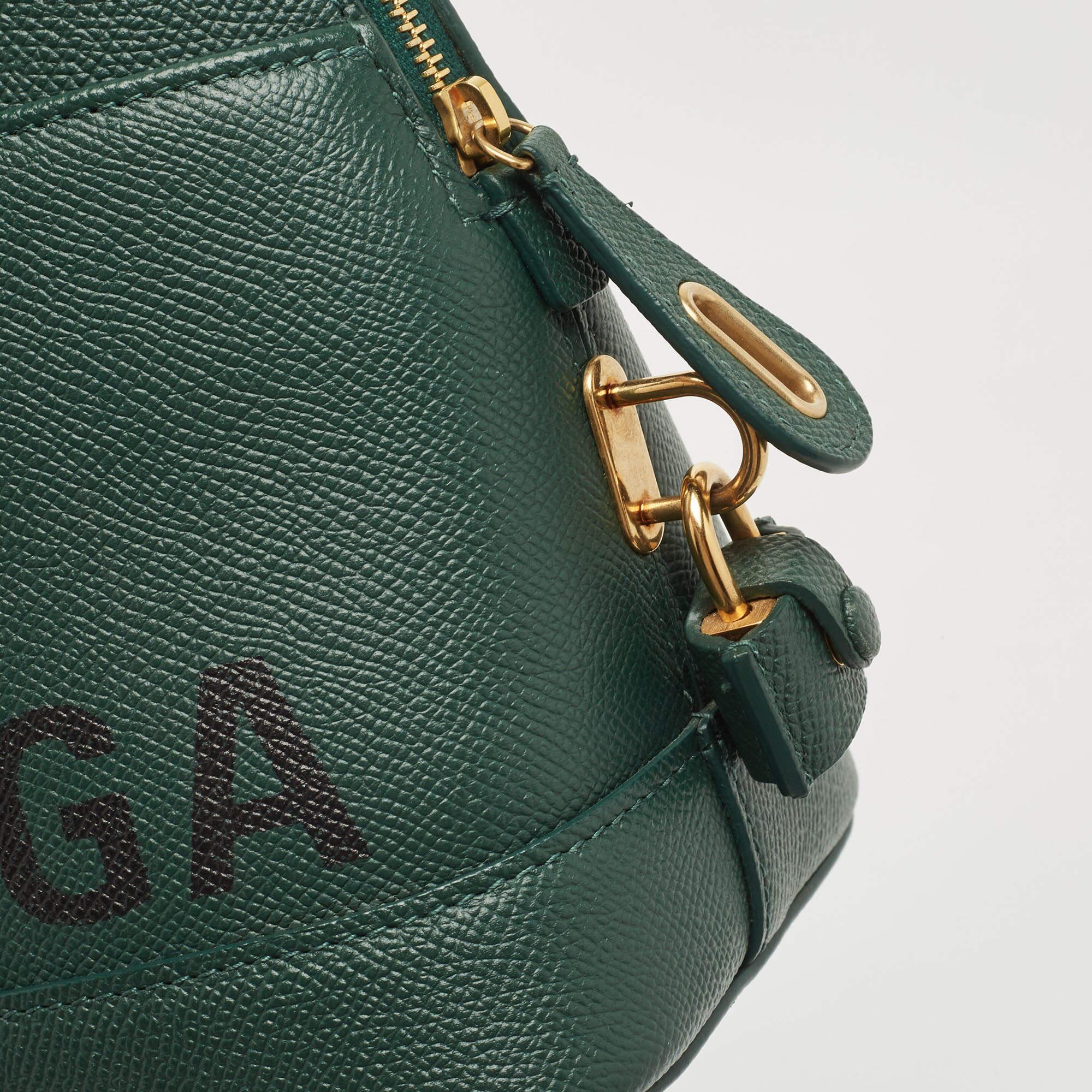 Balenciaga Dark Green Leather Small Ville Satchel 9