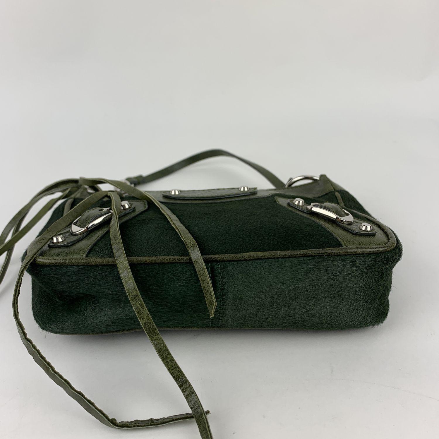 balenciaga pony hair bag