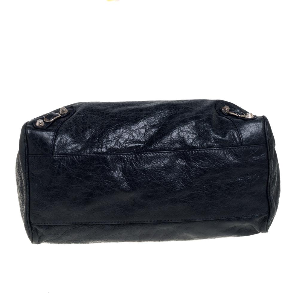 Women's Balenciaga Dark Knight Leather RH Velo Bag
