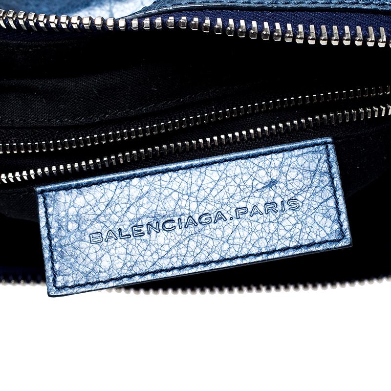 Balenciaga Dark Night Leather RH Classic Day Messenger Bag 3