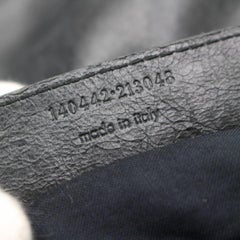 Balenciaga Day Hobo 867638 Black Leather Shoulder Bag