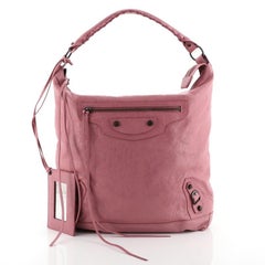 Balenciaga Day Hobo Classic Nieten Leder