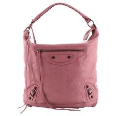 Balenciaga Day Hobo Classic Nieten Leder