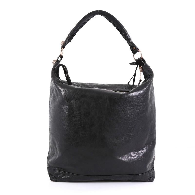 Balenciaga Day Hobo Giant Studs Leather  In Good Condition In NY, NY