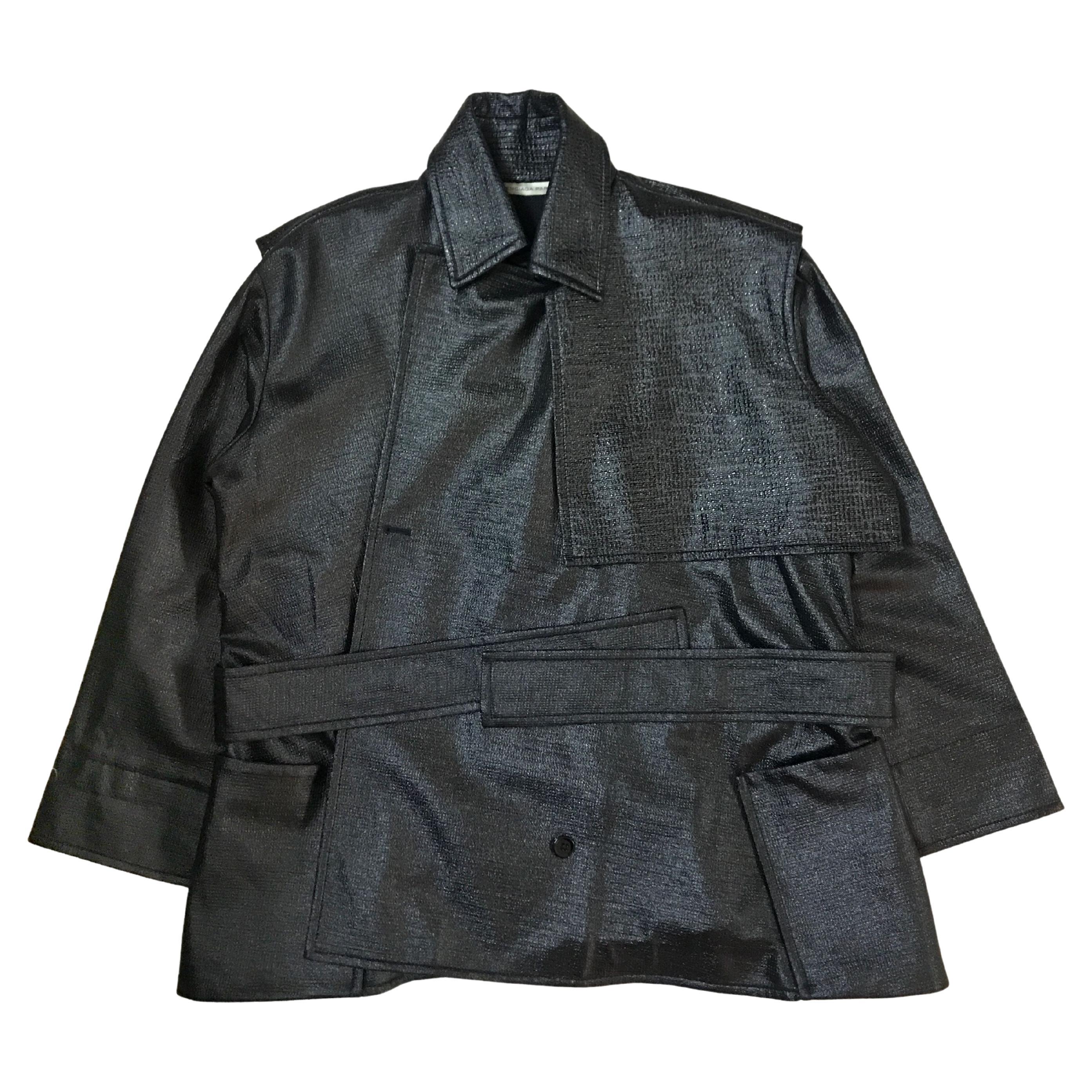 Balenciaga Deconstructed Origami Belted Coat, 2010's