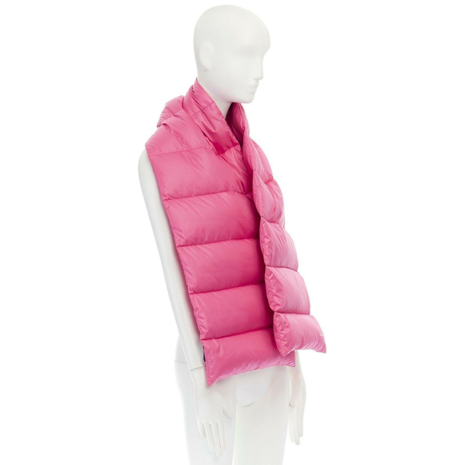 pink balenciaga scarf