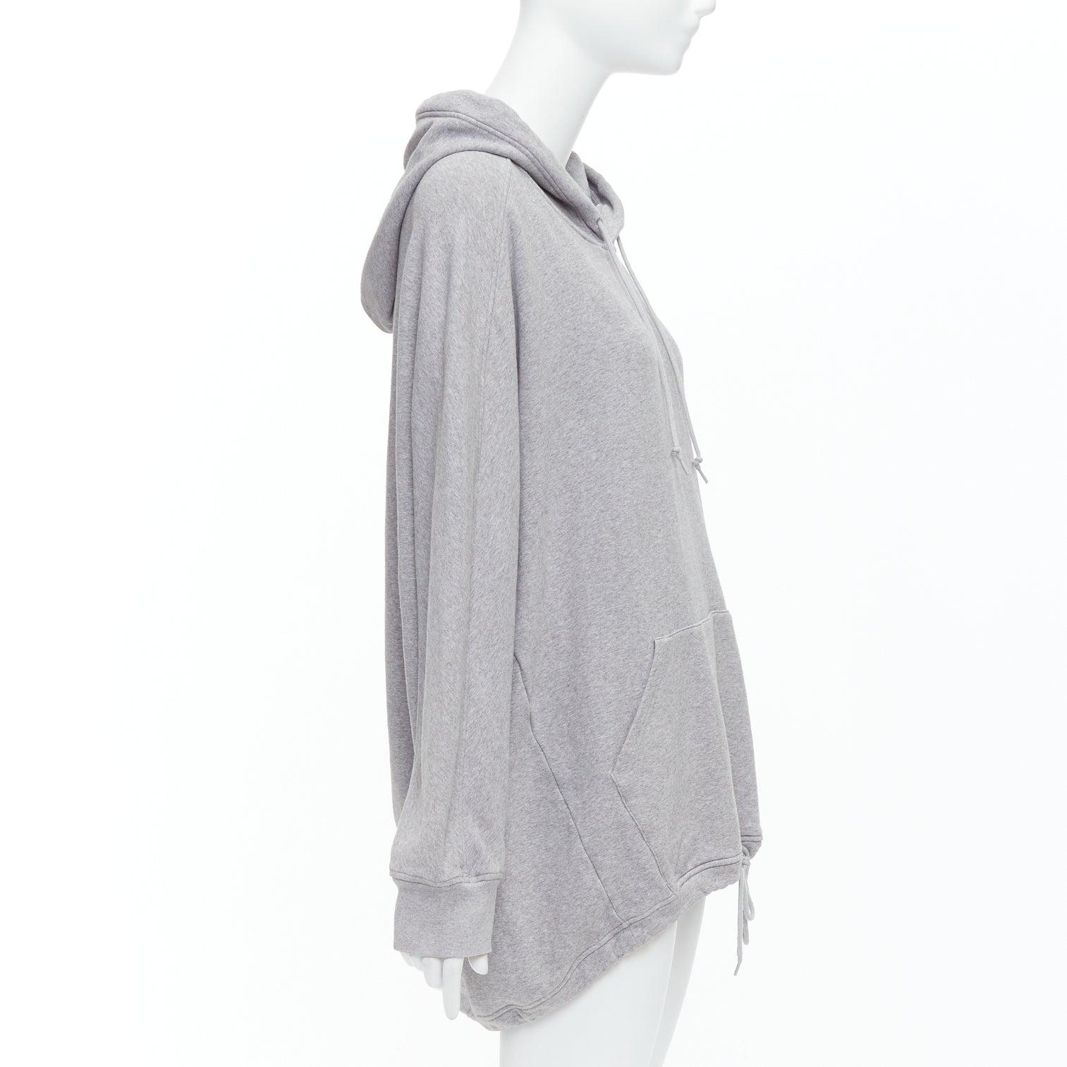 BALENCIAGA Demna 2017 gris algodón logo oversize  capucha cocoon XS en Excelente estado para la venta en Hong Kong, NT