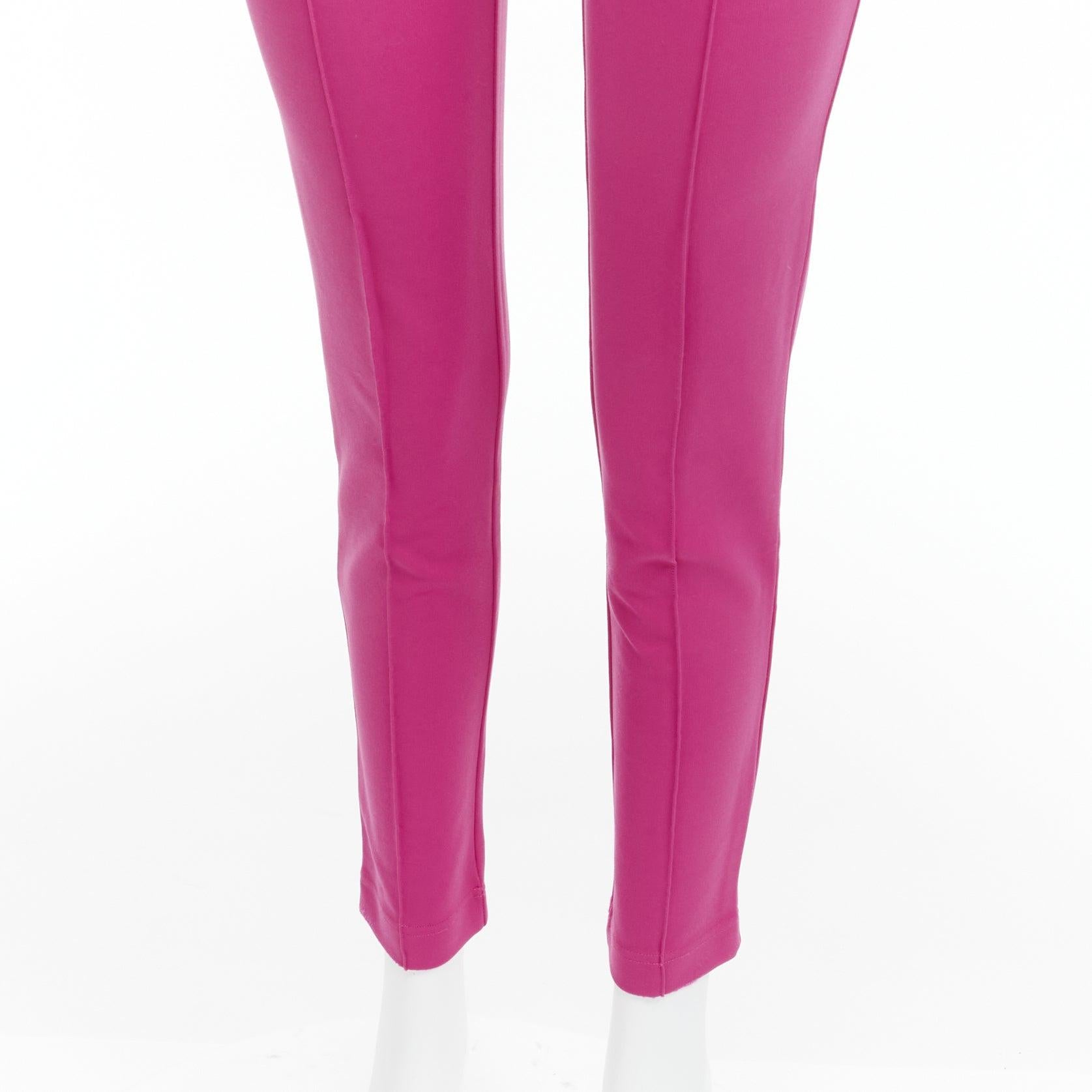 BALENCIAGA Demna 2017 pink zip pockets tapered high waist jogger pants FR36 S For Sale 3