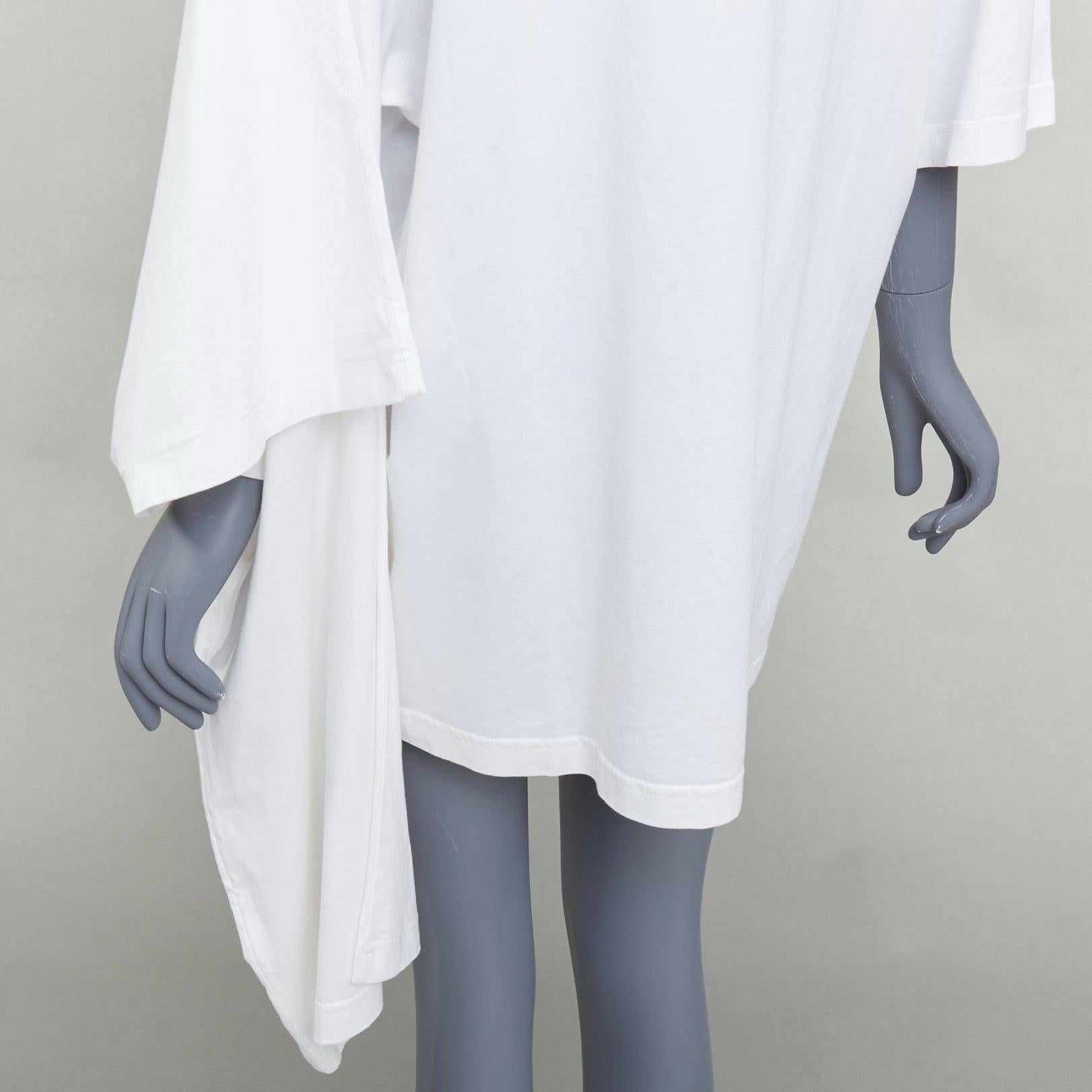 BALENCIAGA Demna 2017 white BB mode logo kimono sleeve tshirt S 1