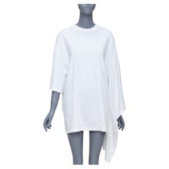 BALENCIAGA Demna 2017 white BB mode logo kimono sleeve tshirt S