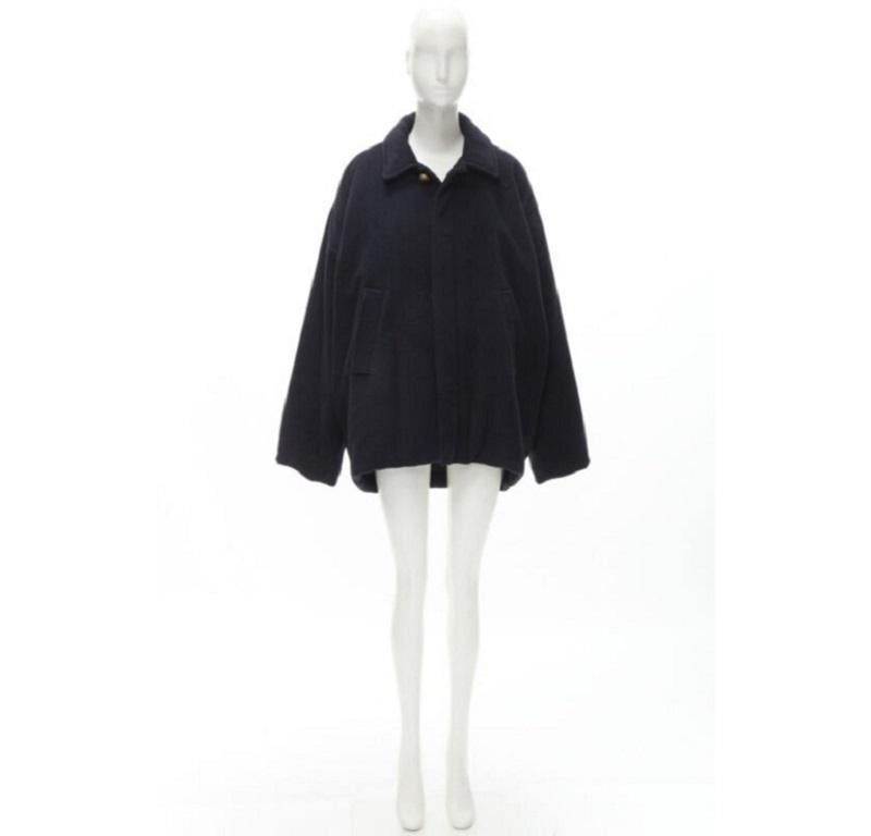 Balenciaga DEMNA 2019 cappotto cocoon con bottoni in oro antico e cammello, FR38 M. in vendita 5