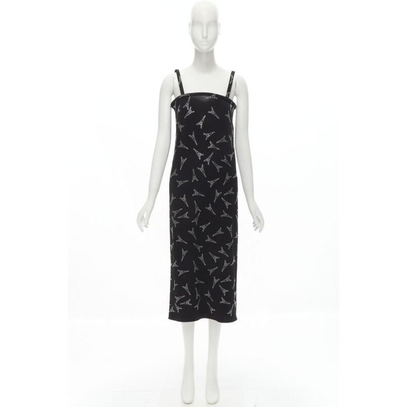 BALENCIAGA Demna 2019 Runway Eiffel Tower Crystal bonté buste FR36 S en vente 5