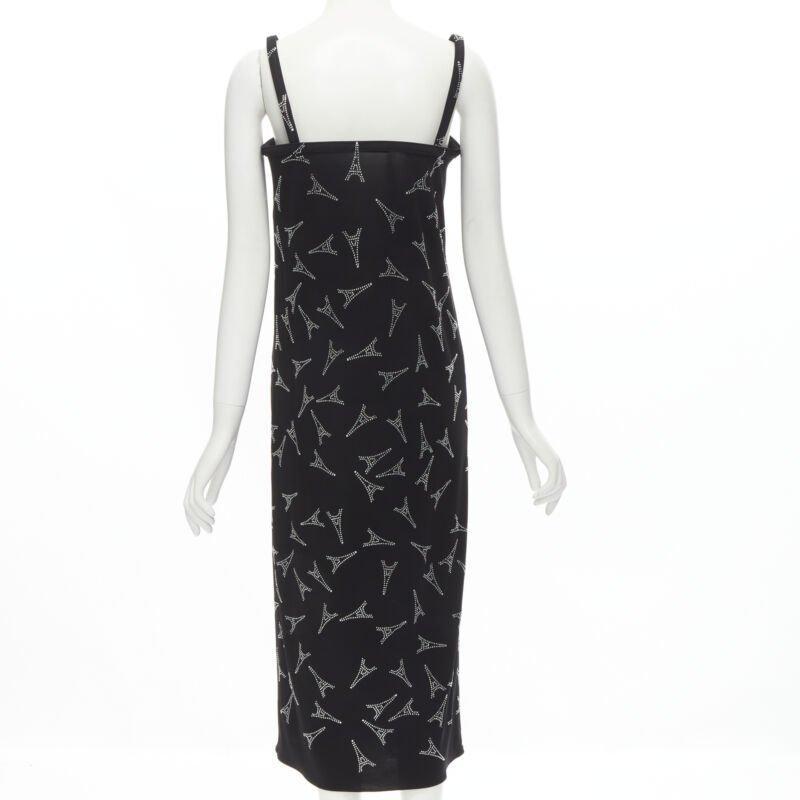BALENCIAGA Demna 2019 Runway Eiffel Tower Crystal bonté buste FR36 S Pour femmes en vente