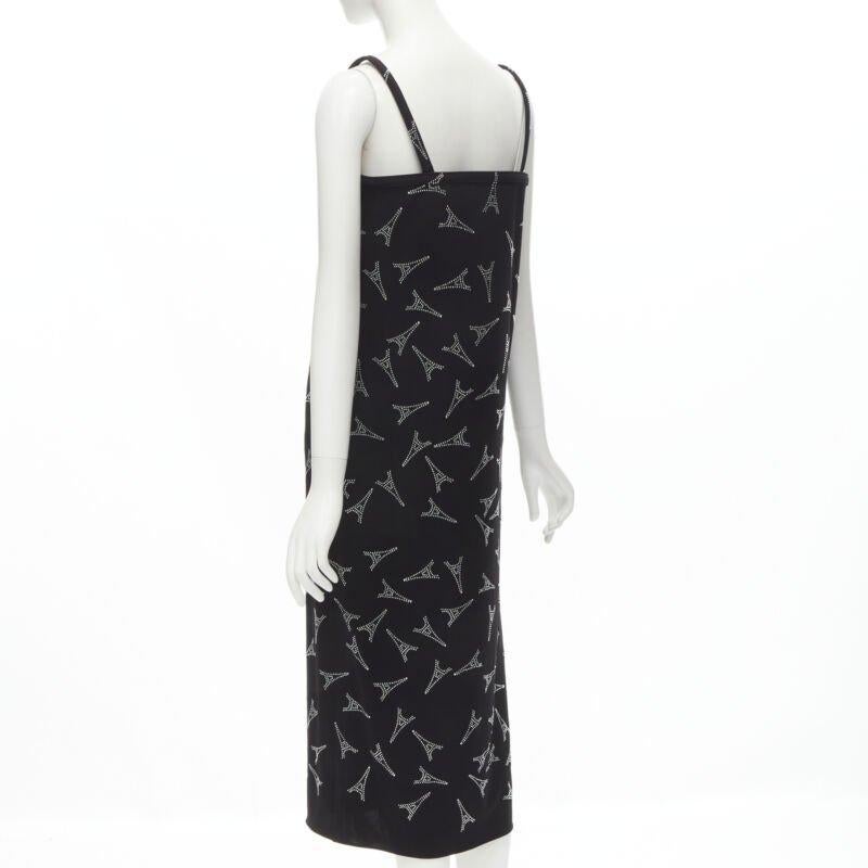 BALENCIAGA Demna 2019 Runway Eiffel Tower Crystal bonté buste FR36 S en vente 1