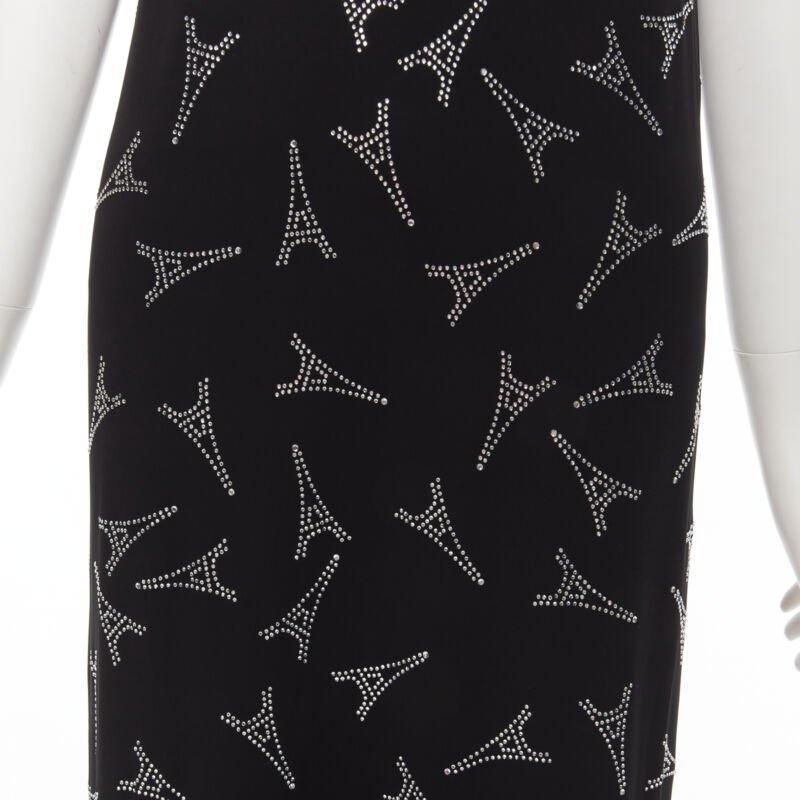 BALENCIAGA Demna 2019 Runway Eiffel Tower Crystal bonté buste FR36 S en vente 3