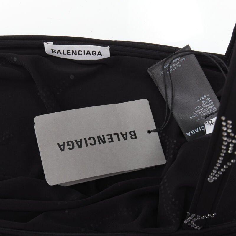 BALENCIAGA Demna 2019 Runway Eiffel Tower Crystal bonté buste FR36 S en vente 4