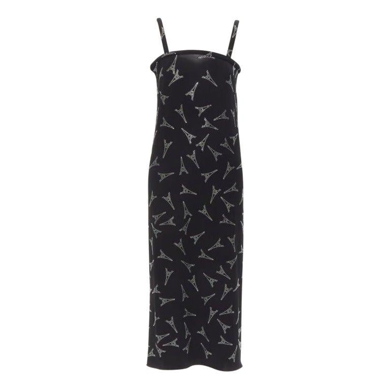 BALENCIAGA Demna 2019 Runway Eiffel Tower Crystal bonté buste FR36 S en vente