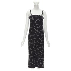 BALENCIAGA Demna 2019 Runway Eiffel Tower crystal boned bust dress FR36 S