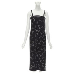 BALENCIAGA Demna 2019 Runway Eiffel Tower crystal boned bust dress FR36 S