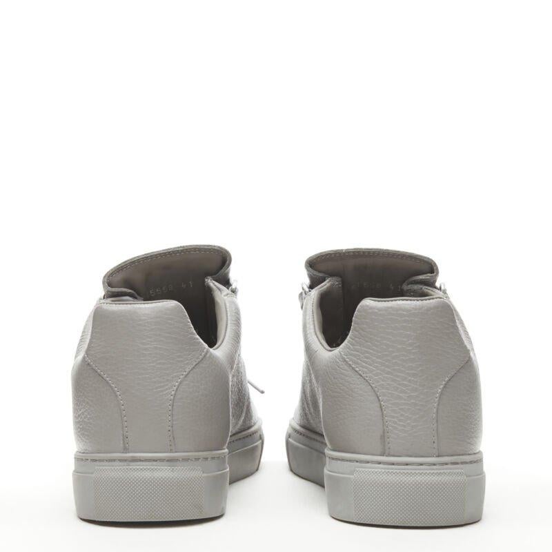 BALENCIAGA DEMNA Arena Pirita Gris cuero granulado zapatillas bajas EU45 US12 en venta 1