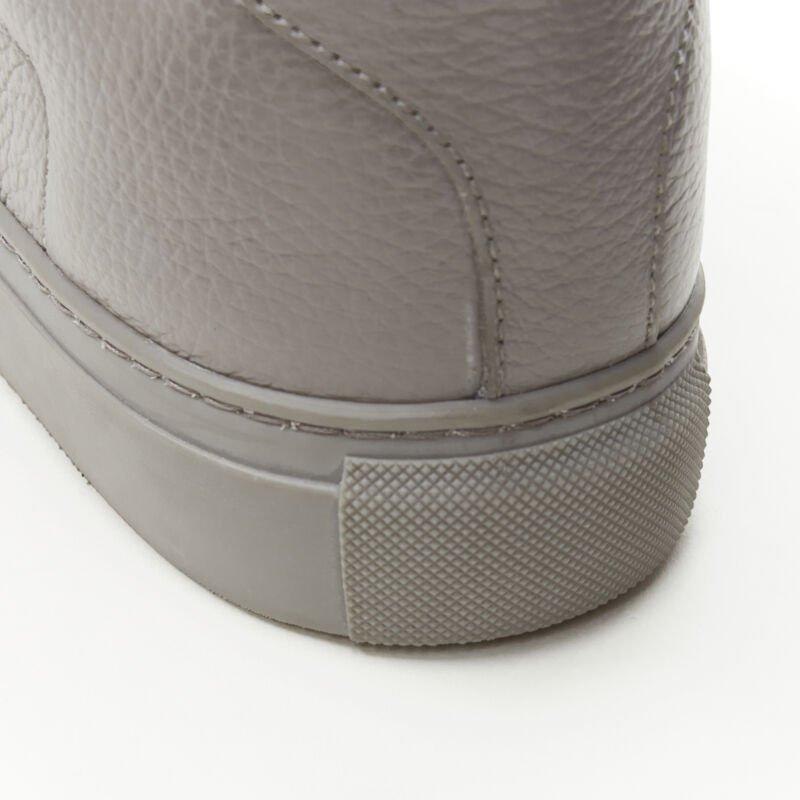 BALENCIAGA DEMNA Arena Pirita Gris cuero granulado zapatillas bajas EU45 US12 en venta 4