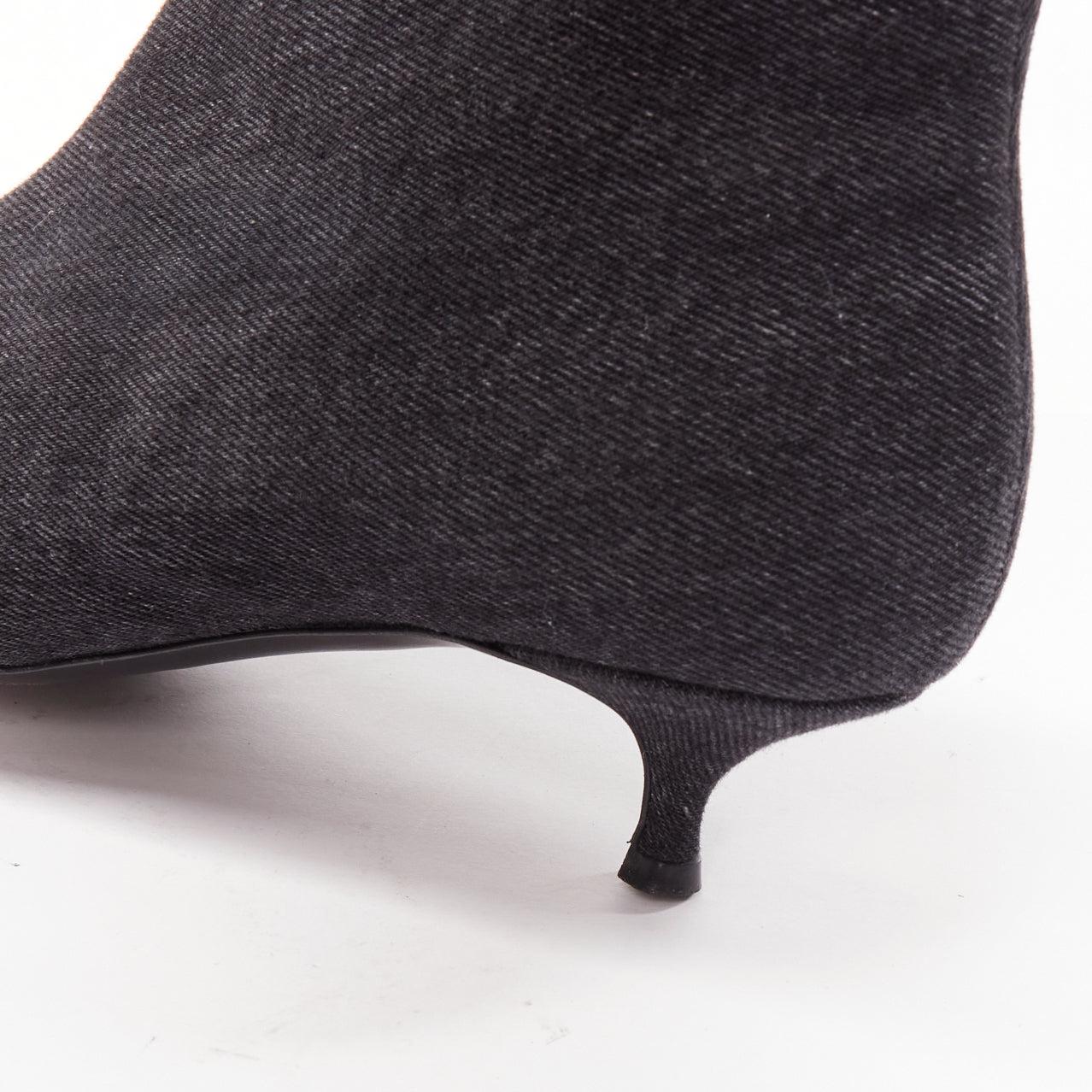 BALENCIAGA Demna BB Knife botines vaqueros grises EU38.5 en venta 3