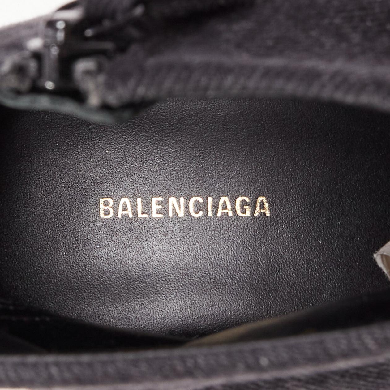 BALENCIAGA Demna BB Knife botines vaqueros grises EU38.5 en venta 4