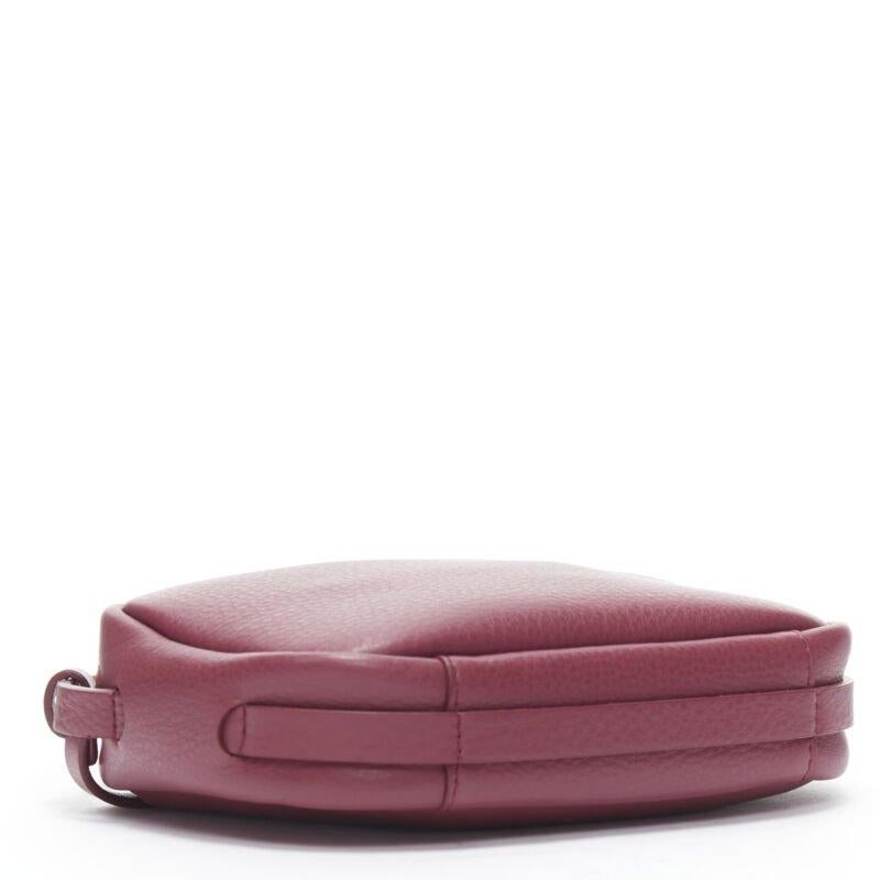 BALENCIAGA Demna Everyday Camera XS burgundy red logo camera crossbody bag For Sale 1