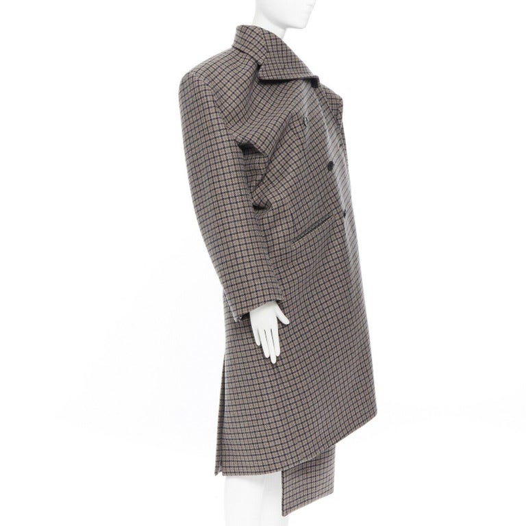 Double Breasted Wrap Coat | Black