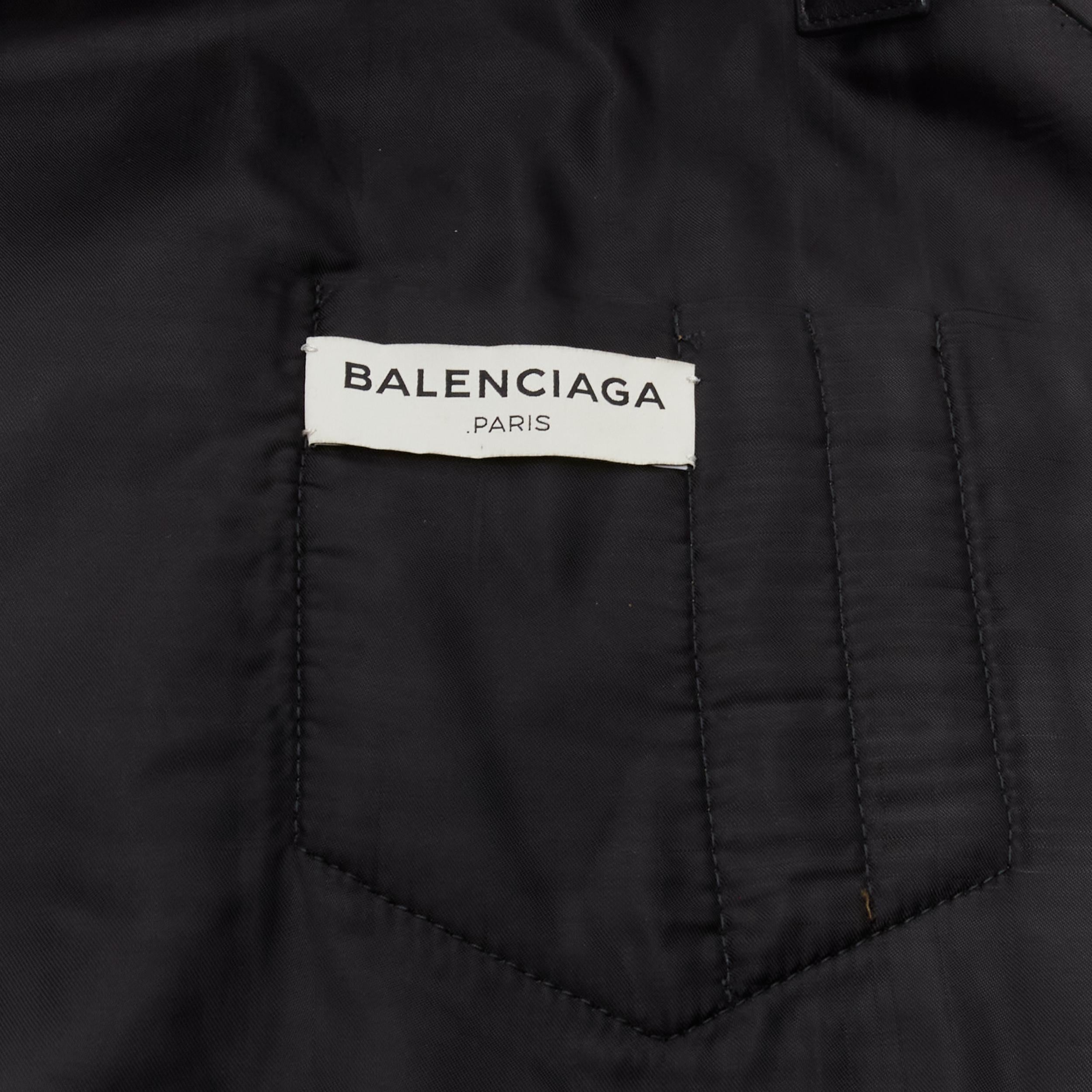 BALENCIAGA Demna khaki brown backless harness leather buckle apron dungaree For Sale 7