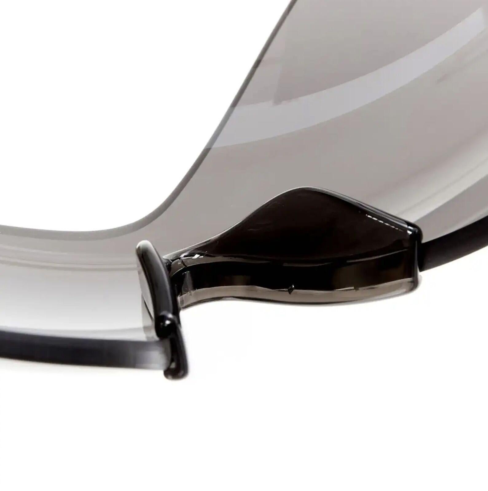 da uomo o donna Balenciaga DEMNA Maschera da passerella Farfalla nera scudo occhiali da sole Kardashian in vendita