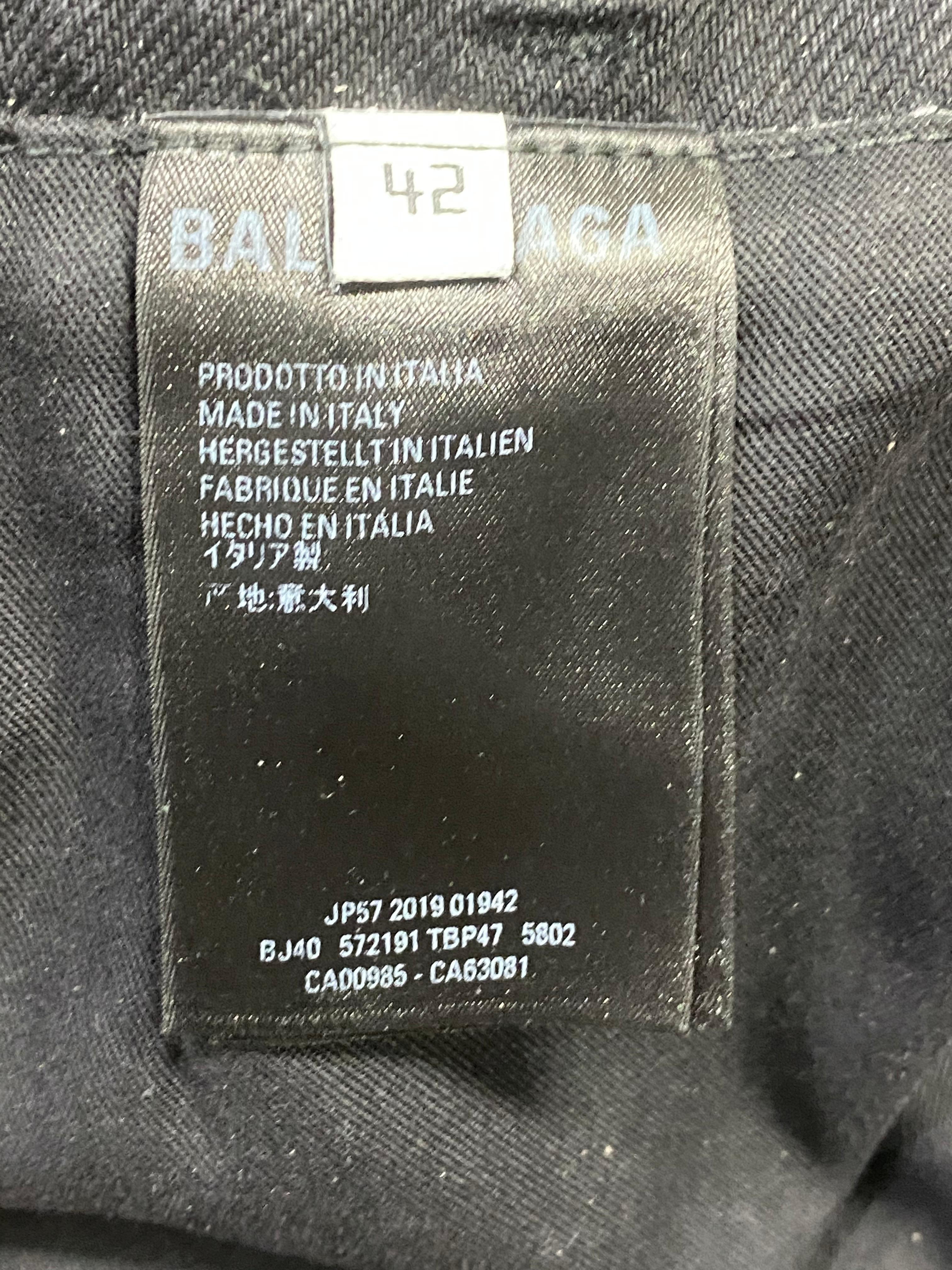 Balenciaga Denim Flare Skirt, Size 42 2