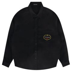 Camisa de doble manga con logotipo Balenciaga