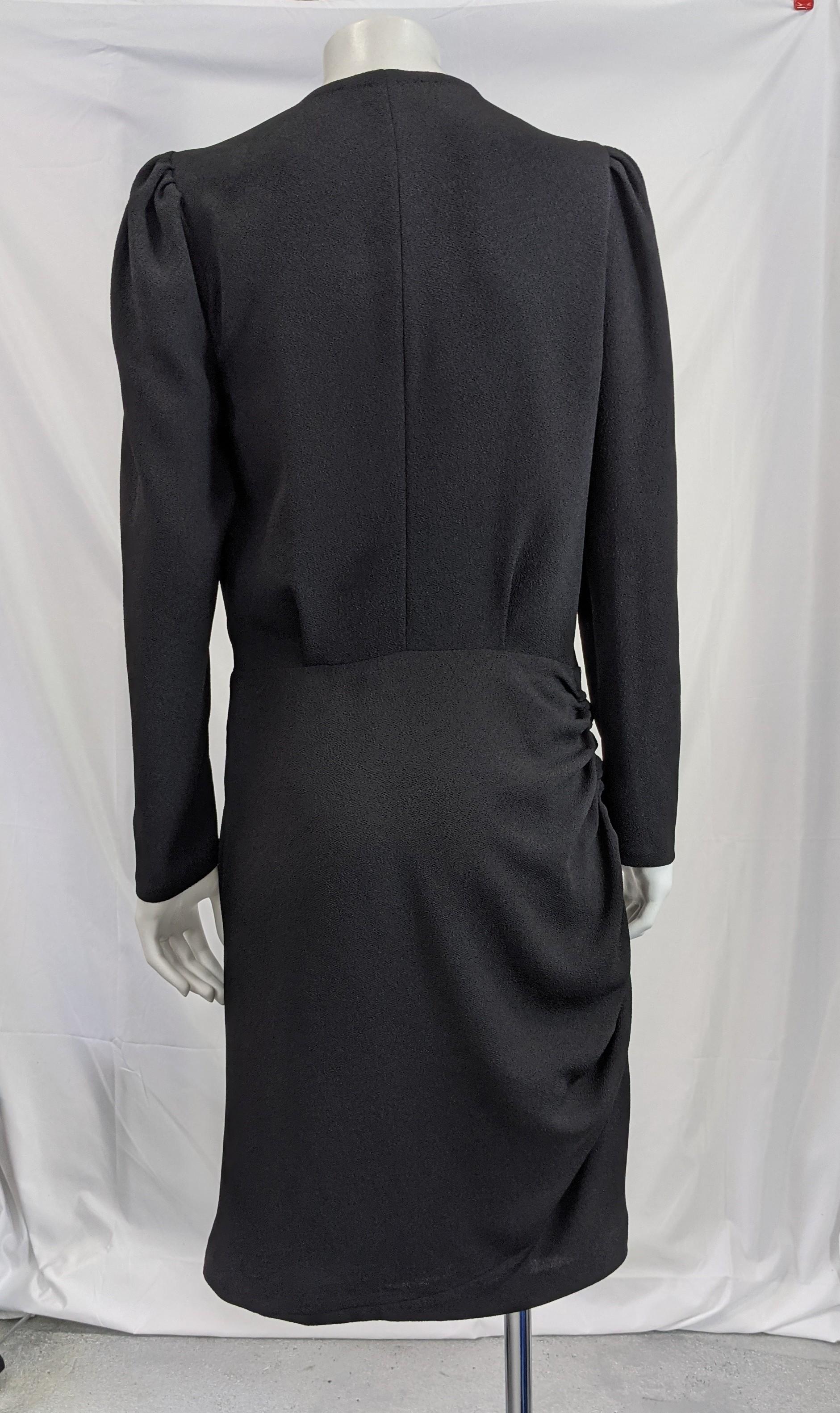 Noir Balenciaga - Robe en jersey drapée en vente