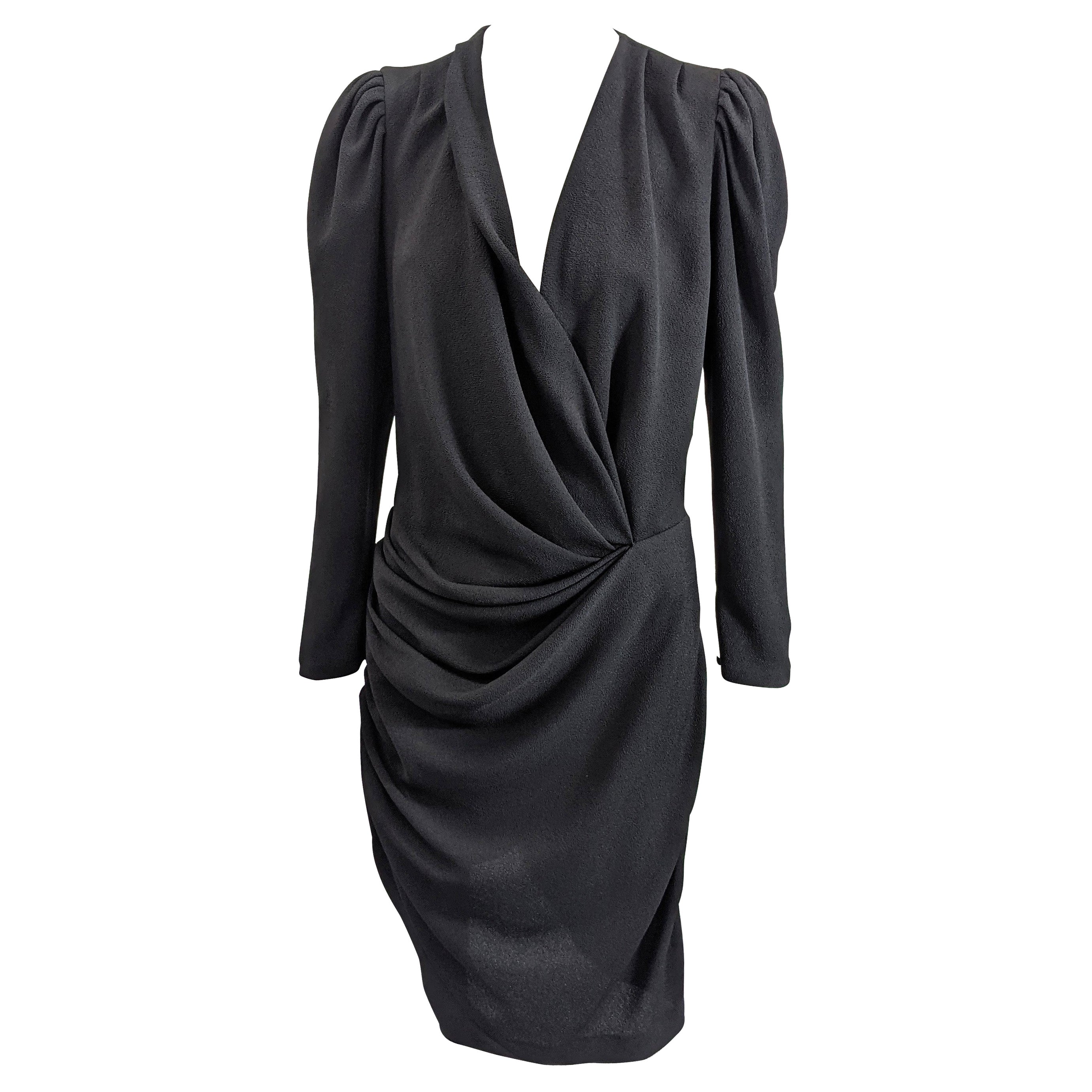 Vestido drapeado de punto Balenciaga