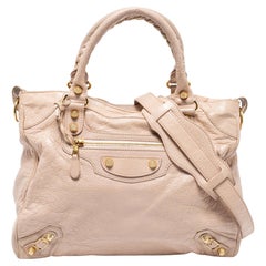 Balenciaga Dusty Pink Leather RGH Classic Velo Tote