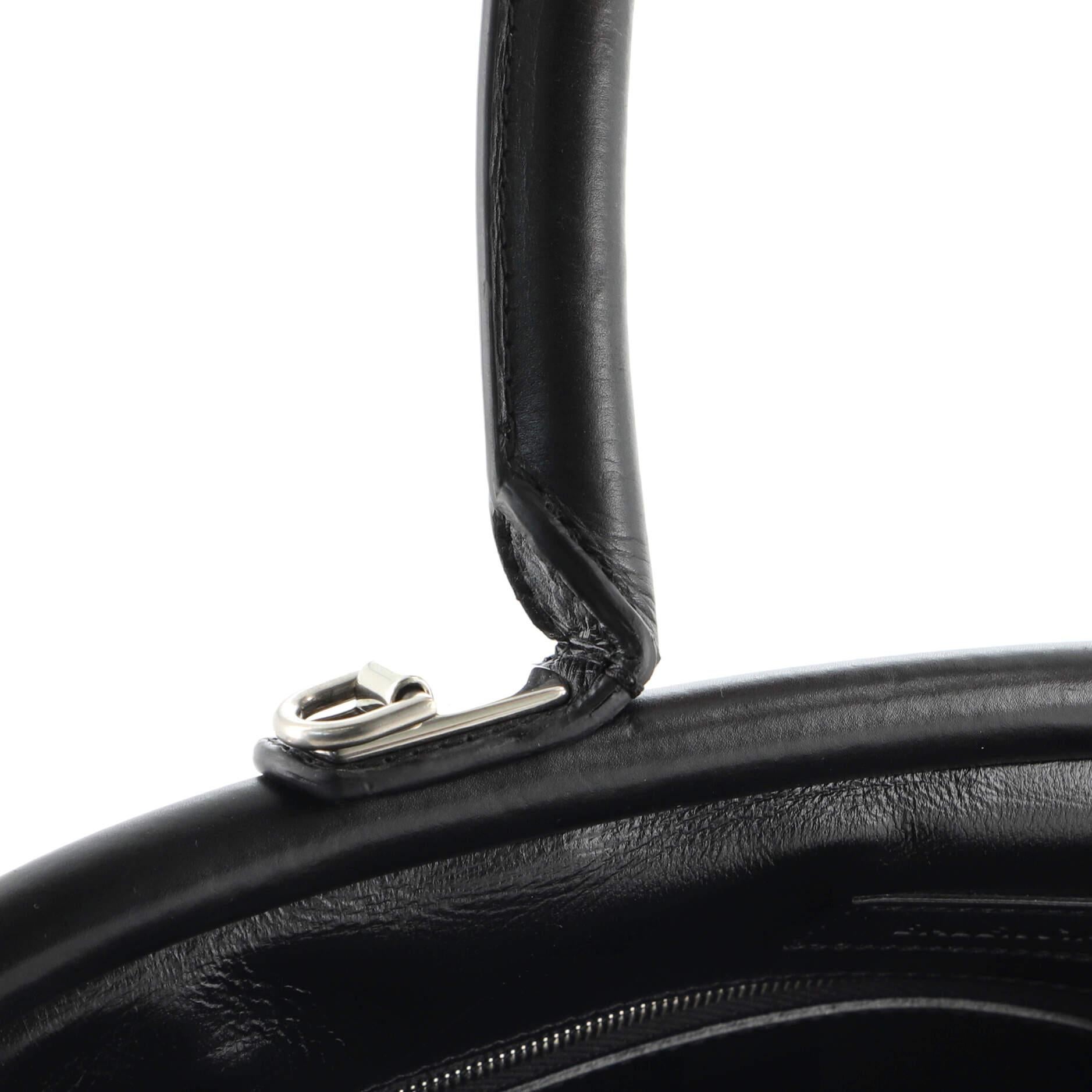 Women's or Men's Balenciaga Editor Frame Top Handle Bag Leather Large