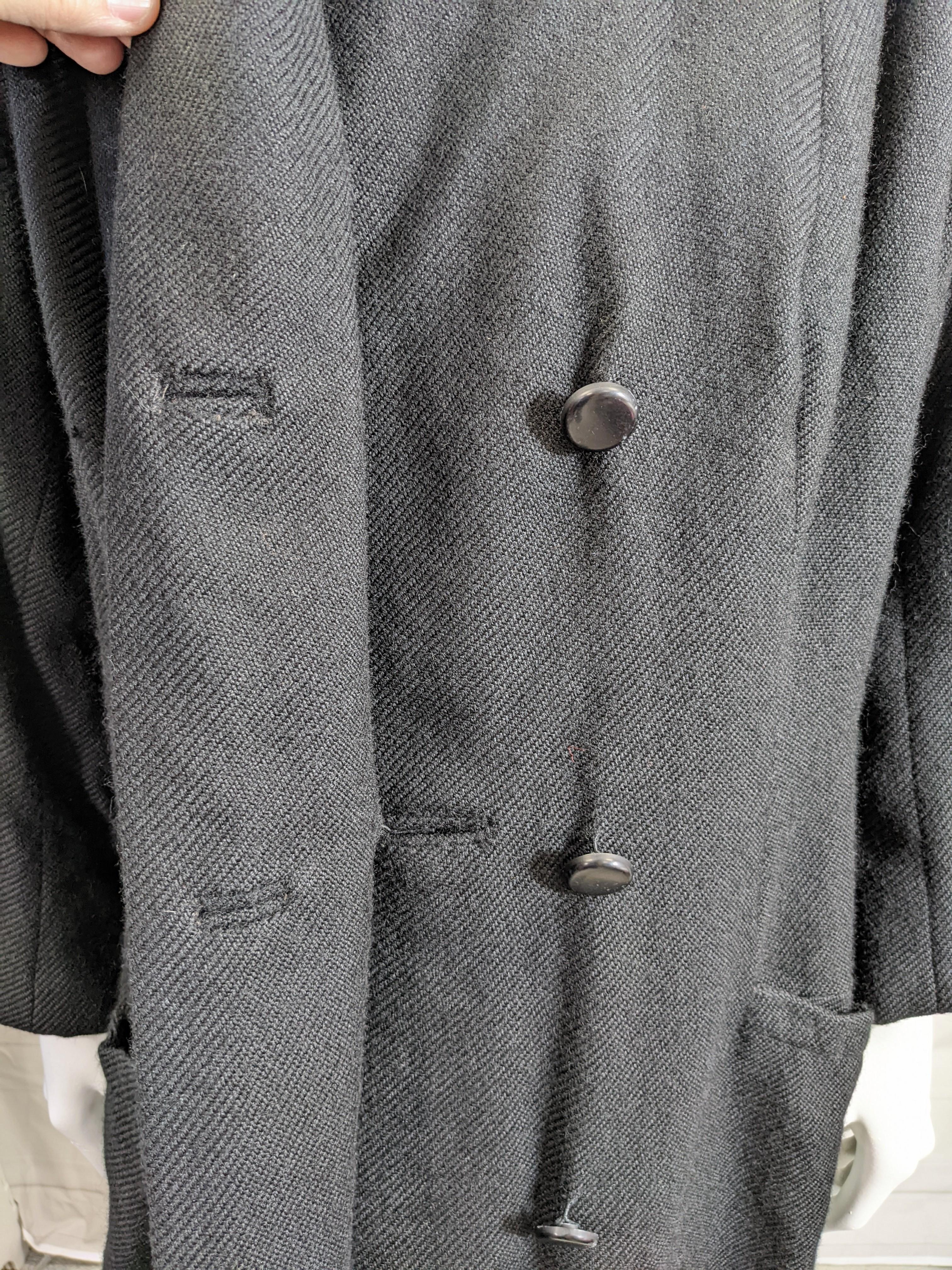 Balenciaga Eisa Double Breasted Coat, Collection of Actress Susan Hayward   In Excellent Condition For Sale In New York, NY