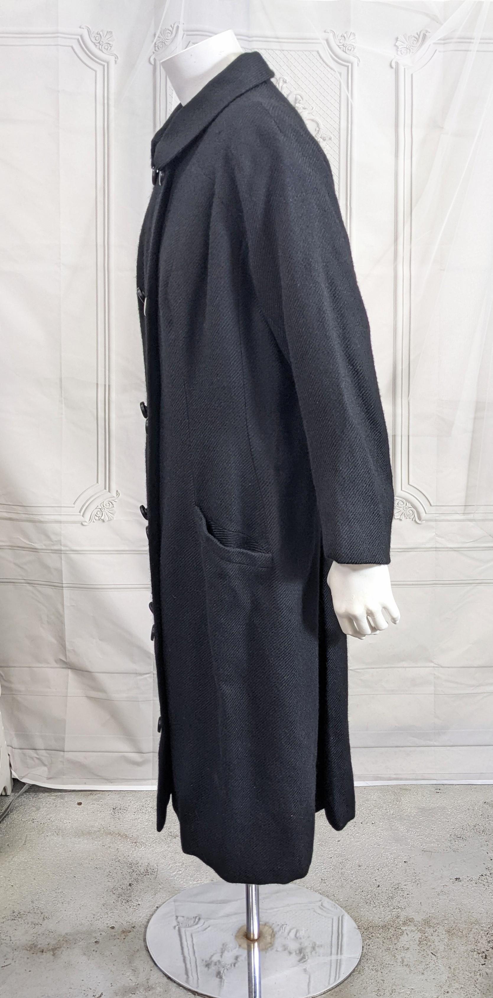 Women's Balenciaga Eisa Double Breasted Coat, Collection of Actress Susan Hayward For Sale