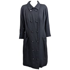 Abrigo de doble botonadura Balenciaga Eisa, Colección de la actriz Susan Hayward