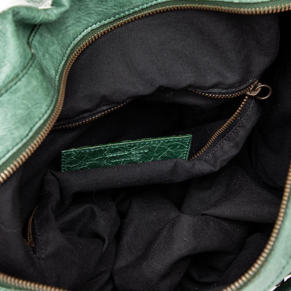 Balenciaga RH Twiggy-Tasche aus Smaragdleder 1