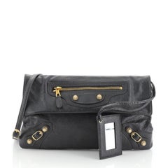 Balenciaga Envelope Clutch Classic Studs Leather